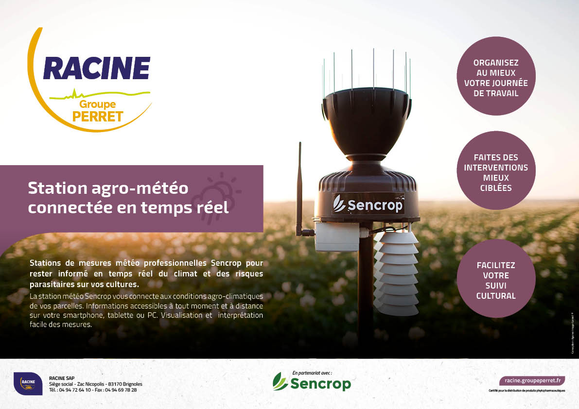 Gabarit Affiche Service statio nmeteo sencrop bd